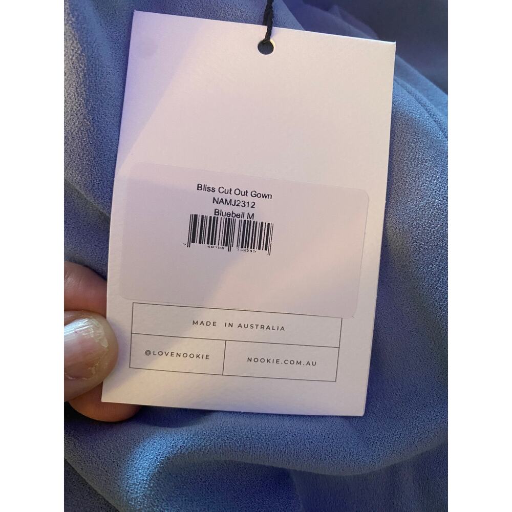 NOOKIE- Bliss Cut Out Gown - Bluebell size Medium - Picture 11 of 11